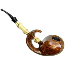 Scott Klein Smooth Pierced Blowfish with Bamboo (Signature)
