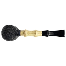Scott Klein Sandblasted Bent Billiard with Bamboo