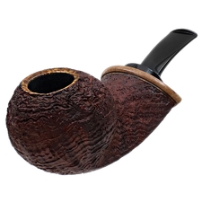 Scott Klein Sandblasted Bent Apple with Briar