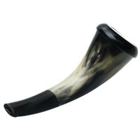 Pete Prevost Smooth Horn Calabash with Meerschaum and Ebonite (with Extra Briar Bowl)