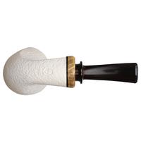 Gabriele Sandblasted Meerschaum Bent Dublin with Box Elder