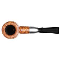 Chris Asteriou: Smooth Billiard with Silver (102/19) Tobacco Pipe