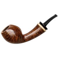 Chris Asteriou Smooth Bent Egg with Tagua Nut (38/20)
