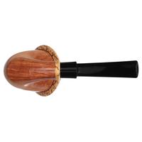 Chris Asteriou Smooth Calabash with Curly Birch