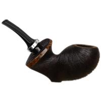 Chris Asteriou Partially Rusticated Bent Egg with Silver (1175)