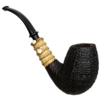 Chris Asteriou Sandblasted Bent Egg with Bamboo and Ivorite (1170)