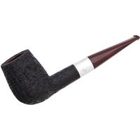 Chris Asteriou Sandblasted Strawberry Wood Billiard with Silver (25)