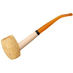 Missouri Meerschaum Corncob pipe bent - Pfeifen Shop Online