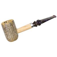 Missouri Meerschaum The Louis Straight with Tan and Amethyst Stem