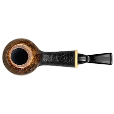 Wolfgang Becker Partially Sandblasted Bent Apple with Boxwood (Double Wolf Paw)