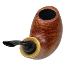Wolfgang Becker Smooth Bent Egg with Boxwood (Signature) (03.16)