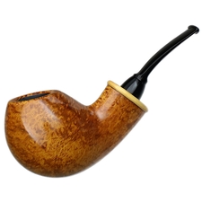 Wolfgang Becker Smooth Bent Egg with Boxwood (Signature) (1.17)