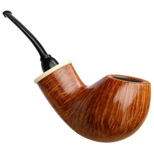 Wolfgang Becker Smooth Bent Egg with Mammoth (Signature) (0517)