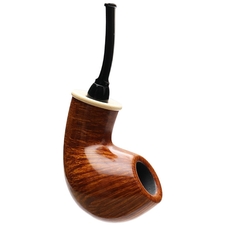 Wolfgang Becker Smooth Bent Egg with Mammoth (Signature) (0517)