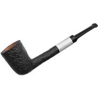 Old German Clay Retro Briar Sandblasted Dublin with Aluminum