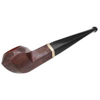 Old German Clay Retro Briar Smooth Paneled Bulldog with Horn Stem