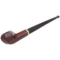 Old German Clay Retro Briar Smooth Paneled Bulldog with Horn Stem