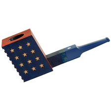 Werner Mummert Sandblasted De Stijl American Flag Poker