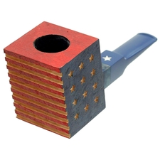 Werner Mummert Sandblasted De Stijl American Flag Poker