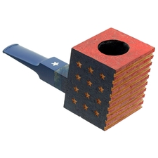 Werner Mummert Sandblasted De Stijl American Flag Poker