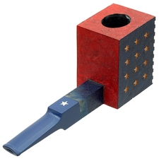 Werner Mummert Sandblasted De Stijl American Flag Poker