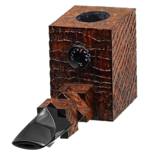Werner Mummert Sandblasted Paneled Poker with Thermometer