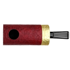 Werner Mummert Sandblasted Gold Plated Reverse Calabash Barrel