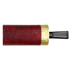 Werner Mummert Sandblasted Gold Plated Reverse Calabash Barrel