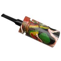Werner Mummert Sandblasted Reverse Calabash Deco Barrel