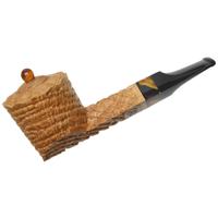 Werner Mummert Partially Sandblasted Bulldog with Polymerized Corn Leaves and Cap