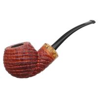 Werner Mummert Sandblasted Bent Apple with Polymerized Corn Leaves