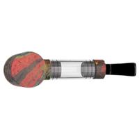 Werner Mummert Sandblasted Reverse Calabash Deco Poker