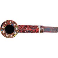 Werner Mummert Smooth Deco Reverse Calabash with Silver