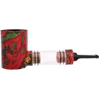 Werner Mummert Sandblasted Reverse Calabash Deco Poker