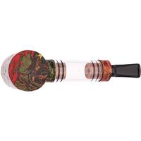 Werner Mummert Sandblasted Reverse Calabash Deco Poker