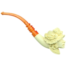 AKB Meerschaum Carved Lady (with Case)