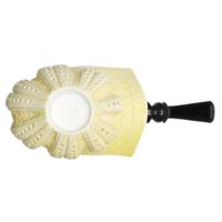 AKB Meerschaum Carved Freehand Reverse Calabash (with Case)