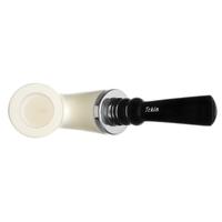 AKB Meerschaum Smooth Oom Paul Reverse Calabash with Silver (Tekin) (with Case)