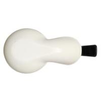 AKB Meerschaum Spot Carved Bent Pot Sitter Reverse Calabash with Silver (F. Koksal) (with Case)