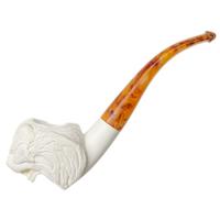 AKB Meerschaum Carved Lion
