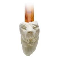 AKB Meerschaum Carved Wolf