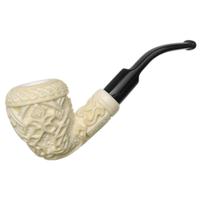 AKB Meerschaum Carved Bent Dublin (Mcinar) (with Case)