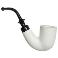 AKB Meerschaum Spot Carved Bent Dublin (F. Koksal) (with Case)