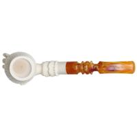 AKB Meerschaum Carved Hand with Vase (Ali) (with Case)
