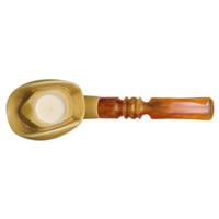 AKB Meerschaum Carved Skull with Hat (Ali) (with Case)