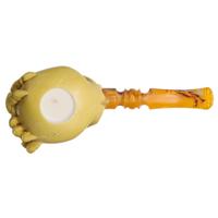 AKB Meerschaum Carved Hand with Skull (Adnan) (with Case)
