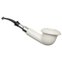 AKB Meerschaum Smooth Calabash with Silver (with Case)