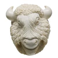AKB Meerschaum Carved Buffalo (I. Baglan) (with Case)