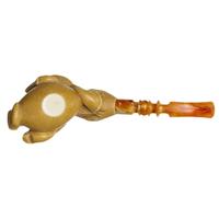 AKB Meerschaum Carved Dragon Claw with Egg (with Case)