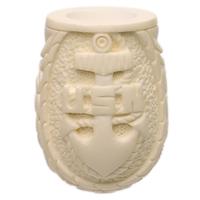 AKB Meerschaum Carved US Navy Bent Billiard (Yusuf) (with Case)